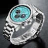 LIGE - luxury Quartz watch - luminous - stainless steel - waterproof - turquoiseWatches