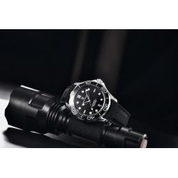 PAGANI DESIGN - mechanical watch - stainless steel - waterproof - nylon strap - blackWatches
