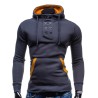 Warm hoodie - with collar buttonsHoodies & Sweatshirt