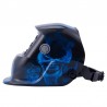 Auto darkening welding helmet - LCD - blue skullHelmets