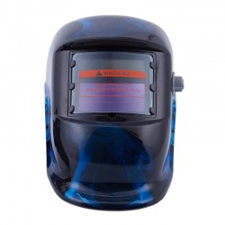 Auto darkening welding helmet - LCD - blue skullHelmets