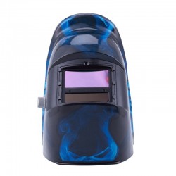 Auto darkening welding helmet - LCD - blue skullHelmets