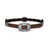 Cowboy style leather belt - with metal decorationsBelts