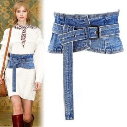 Fashion wide denim beltBelts