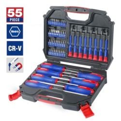 WORKPRO - precision screwdrivers set - bits - 55 piecesScrewdrivers