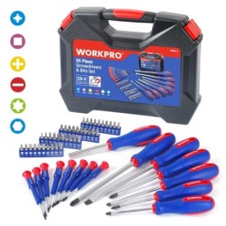 WORKPRO - precision screwdrivers set - bits - 55 piecesScrewdrivers