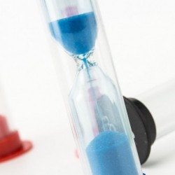 Hourglass - with sand - clock timer - 6 piecesPuzzles & Games