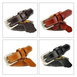 Genuine leather belt - with metal buckleBelts