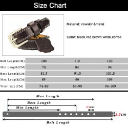 Genuine leather belt - with metal buckleBelts