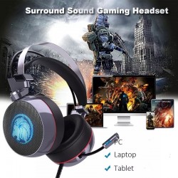 ZOP N43 - gaming headphones - headset with microphone / LED lightsHeadsets