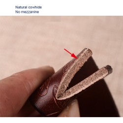 Retro leather belt - with metal carved buckleBelts