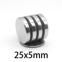 N35 - neodymium magnet - strong disc - 25mm * 5mmN35