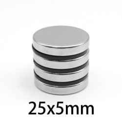 N35 - neodymium magnet - strong disc - 25mm * 5mmN35