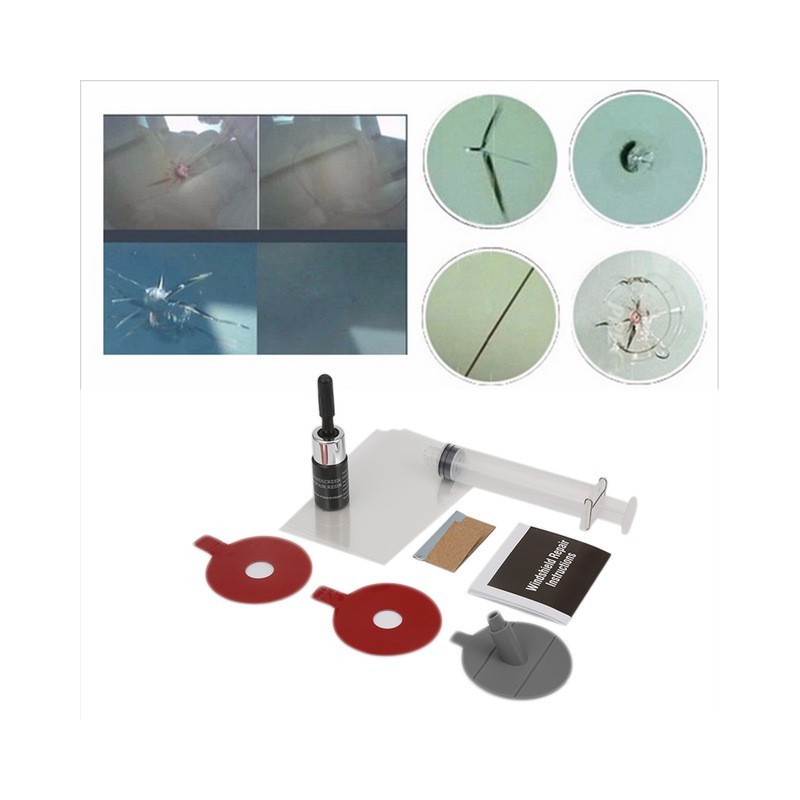 Glass scratch / cracks - car windshield repair kitGlass & windows Glass scratch / cracks - car windshield repair kitGlass & windows