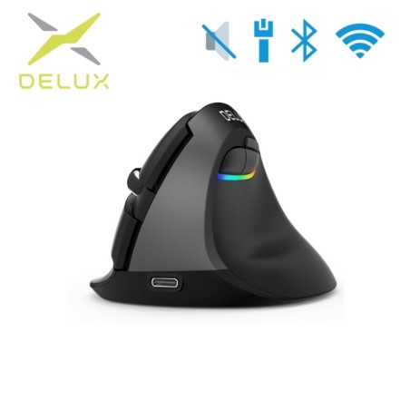M618 - 2.4GHZ - mini vertical wireless mouse - Bluetooth 4 - dual mode - rechargeable - silentMouses