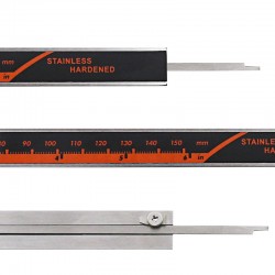 Stainless steel caliper - high precision - stainless steel with LCD displayCalipers