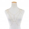 Tassel body chain / necklace - with crystalsNecklaces