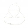 Tassel body chain / necklace - with crystalsNecklaces