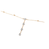 Tassel body chain / necklace - with crystalsNecklaces