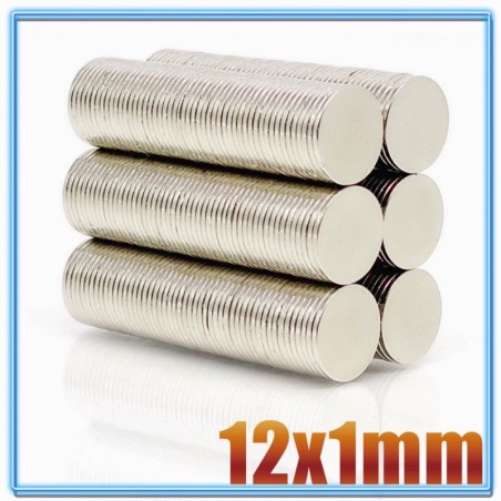 N35 - neodymium magnet - strong round disc - 12mm * 1mmN35