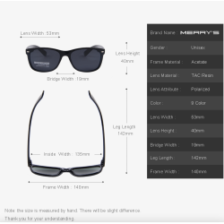 MERRYS - polarized sunglasses - UV400 - unisexSunglasses