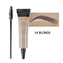 Waterproof eyebrow cream - pigment - with brushMake-Up