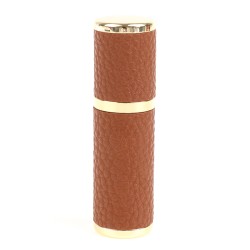 Leather perfume bottle - empty metal container - 5mlPerfumes