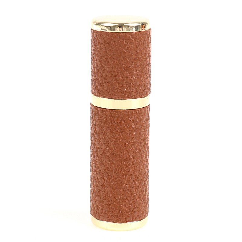 Leather perfume bottle - empty metal container - 5mlPerfumes