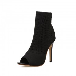 Fashionable peep toe - high heel - ankle boots - pumpsHigh heels