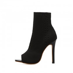 Fashionable peep toe - high heel - ankle boots - pumpsHigh heels