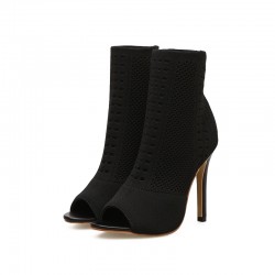 Fashionable peep toe - high heel - ankle boots - pumpsHigh heels