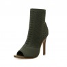 Fashionable peep toe - high heel - ankle boots - pumpsHigh heels