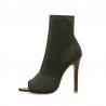 Fashionable peep toe - high heel - ankle boots - pumpsHigh heels