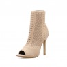 Fashionable peep toe - high heel - ankle boots - pumpsHigh heels