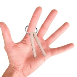 Mini wooden drum sticks - keychainKeyrings