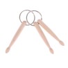 Mini wooden drum sticks - keychainKeyrings