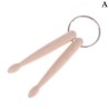 Mini wooden drum sticks - keychainKeyrings