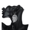 Leaf shaped silver earringsEarrings