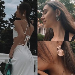 Vintage round clipsEarrings