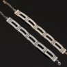 Elegant wide crystal braceletBracelets