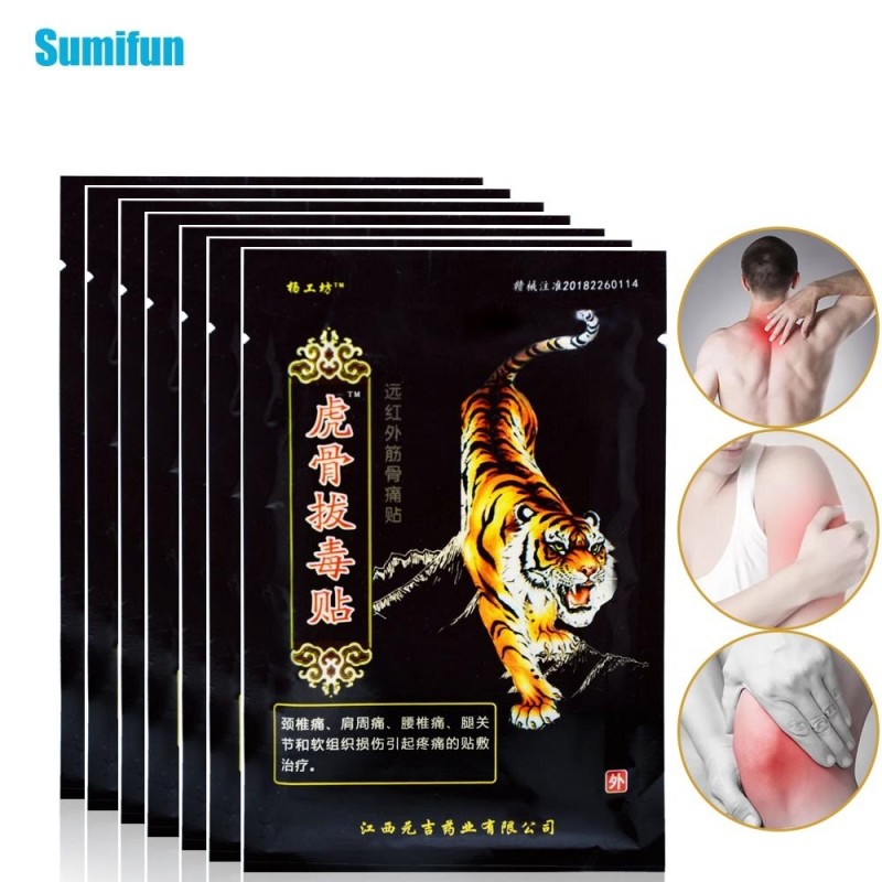 Sumifun - tiger balm - pain relief patches - back / neck muscles / joints - 100 piecesMassage