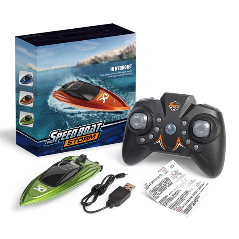 Mini RC boat - with remote control - electric toyBoats