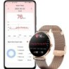 Elegant Smart Watch - ultra thin - 1.36" - AMOLED - HD display - waterproof - stainless steel mesh strapSmart-Wear