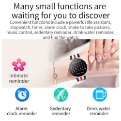 Elegant Smart Watch - ultra thin - 1.36" - AMOLED - HD display - waterproof - stainless steel mesh strapSmart-Wear
