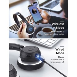 Mpow HC5 - Bluetooth headphones - headset with microphone - noise cancellingHeadsets