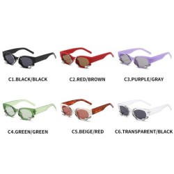 Punk style rectangle sunglasses - with snake decorationSunglasses