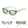 Punk style rectangle sunglasses - with snake decorationSunglasses