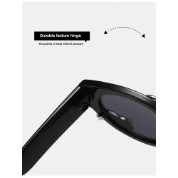 Punk style rectangle sunglasses - with snake decorationSunglasses