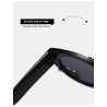 Punk style rectangle sunglasses - with snake decorationSunglasses