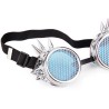 Steampunk / vintage round goggles - removable lenses / metal meshSunglasses